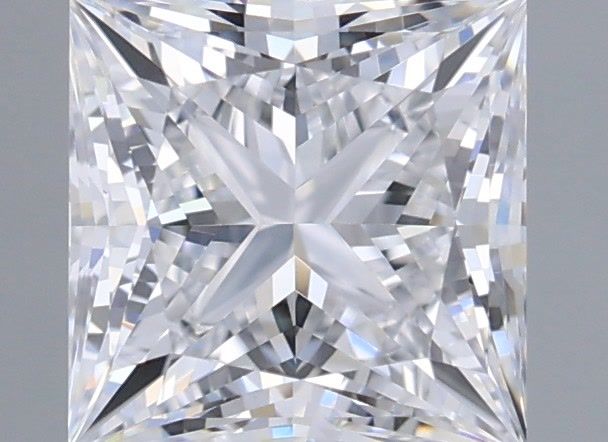1.20 Carat Princess Shaped, Ideal Cut, D Color, VVS1 Clarity, IGI Certified Lab Grown Diamond