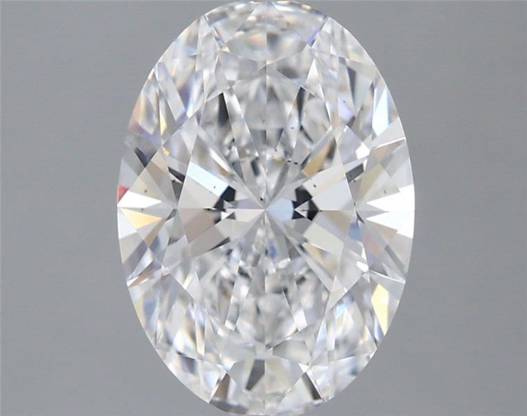 2.09 Carat Oval Shaped, Ideal Cut, D Color, SI1 Clarity, IGI Certified Lab Grown Diamond