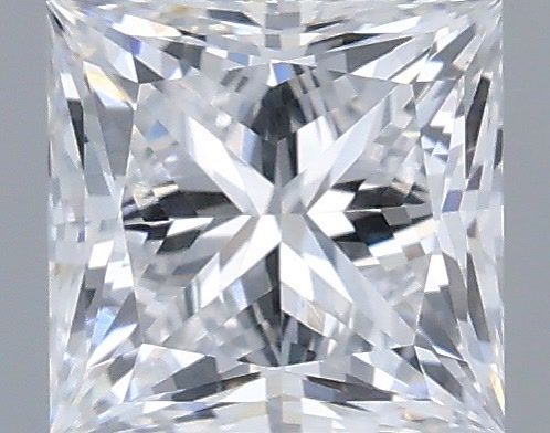 0.54 Carat Princess Shaped, Very Good Cut, D Color, VVS2 Clarity, IGI Certified Lab Grown Diamond