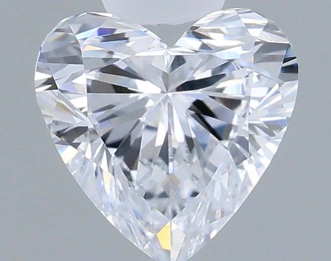 0.56 Carat Heart Shaped, Very Good Cut, D Color, VVS2 Clarity, IGI Certified Lab Grown Diamond