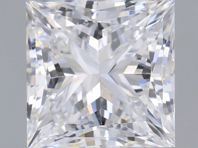 1.05 Carat Princess Shaped, Very Good Cut, D Color, VVS2 Clarity, IGI Certified Lab Grown Diamond