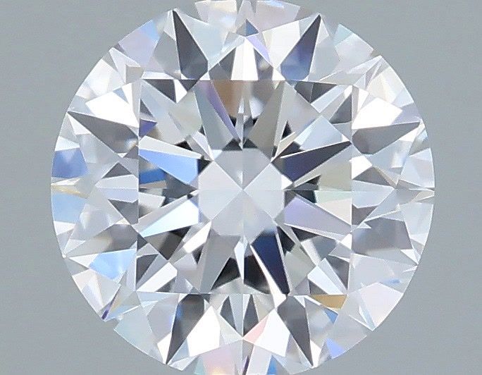 1.38 Carat Round Shaped, Ideal Cut, D Color, VVS2 Clarity, IGI Certified Lab Grown Diamond