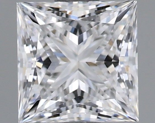 1.04 Carat Princess Shaped, Ideal Cut, D Color, VVS2 Clarity, IGI Certified Lab Grown Diamond