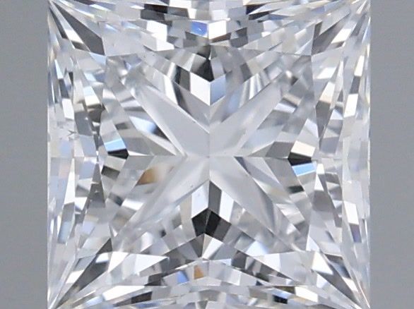 1.09 Carat Princess Shaped, Ideal Cut, E Color, VS1 Clarity, IGI Certified Lab Grown Diamond