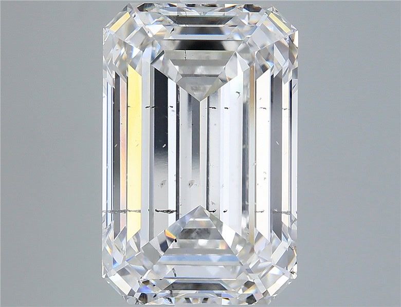 10.01 Carat Emerald Shaped, Ideal Cut, F Color, SI1 Clarity, IGI Certified Lab Grown Diamond