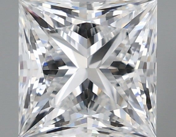 1.21 Carat Princess Shaped, Ideal Cut, E Color, VVS2 Clarity, IGI Certified Lab Grown Diamond