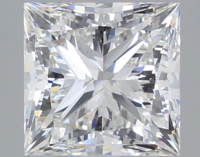 5.00 Carat Princess Shaped, Ideal Cut, G Color, VS1 Clarity, IGI Certified Lab Grown Diamond