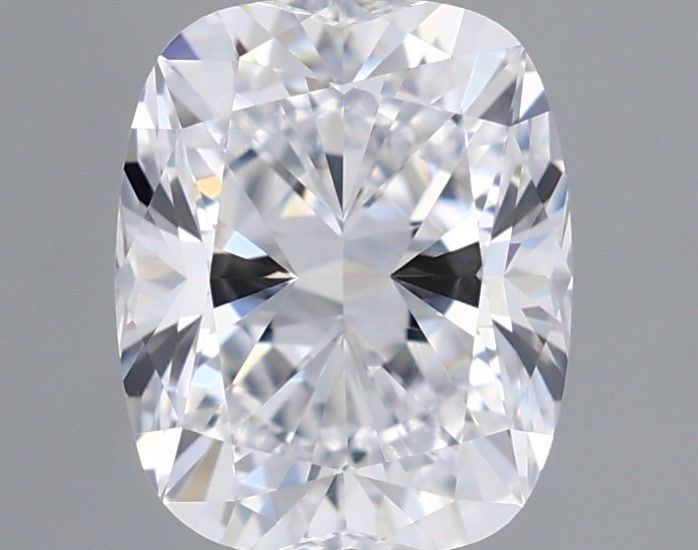 1.03 Carat Cushion Shaped, Ideal Cut, D Color, VVS2 Clarity, IGI Certified Lab Grown Diamond