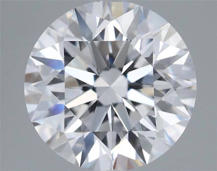 1.70 Carat Round Shaped, Excellent Cut, D Color, VVS2 Clarity, IGI Certified Lab Grown Diamond