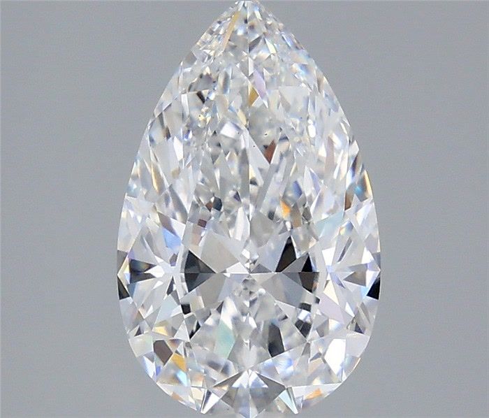 2.55 Carat Pear Shaped, Very Good Cut, D Color, VS1 Clarity, IGI Certified Lab Grown Diamond