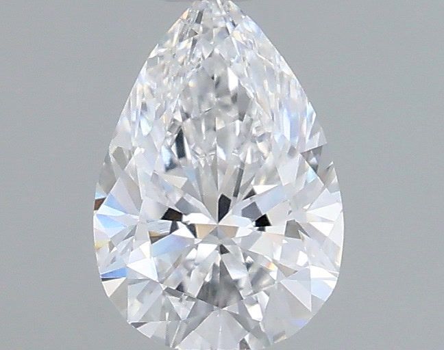 0.52 Carat Pear Shaped, Very Good Cut, D Color, VVS2 Clarity, IGI Certified Lab Grown Diamond