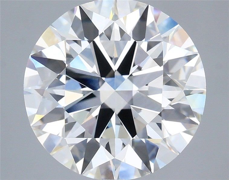 5.10 Carat Round Shaped, Ideal Cut, F Color, VVS2 Clarity, IGI Certified Lab Grown Diamond