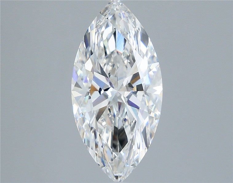 3.02 Carat Marquise Shaped, Ideal Cut, F Color, VVS2 Clarity, IGI Certified Lab Grown Diamond
