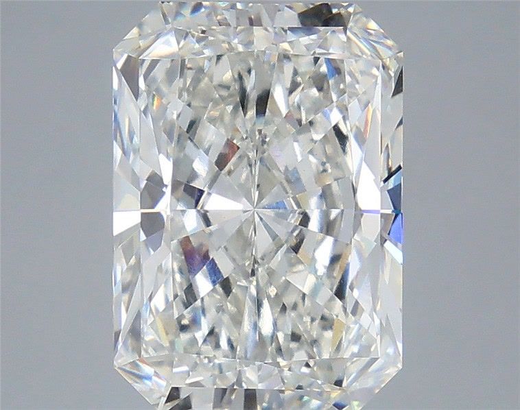 5.25 Carat Radiant Shaped, Ideal Cut, G Color, VS1 Clarity, IGI Certified Lab Grown Diamond