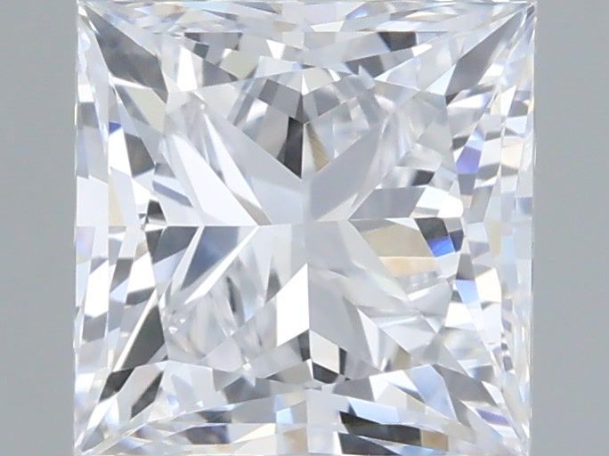 1.04 Carat Princess Shaped, Very Good Cut, D Color, VVS2 Clarity, IGI Certified Lab Grown Diamond