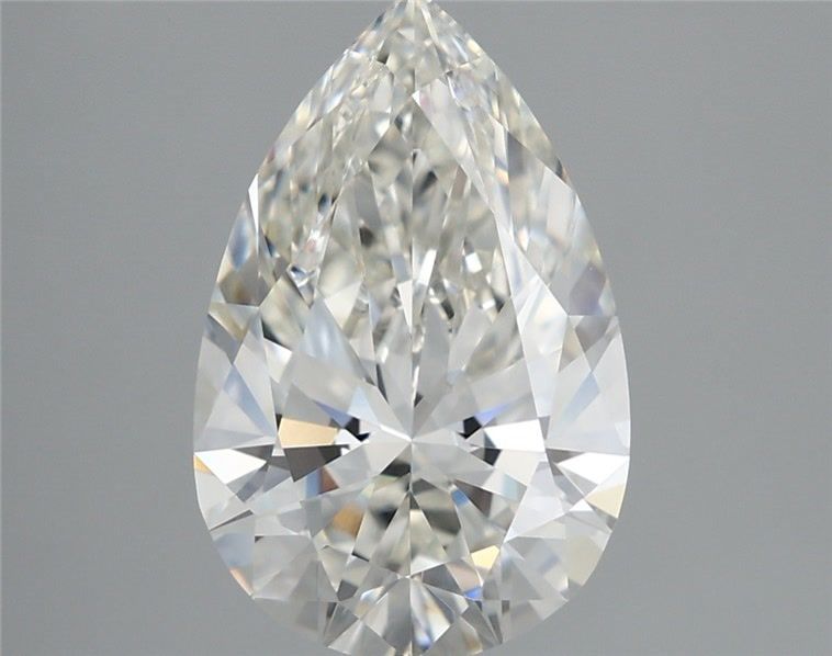 3.32 Carat Pear Shaped, Very Good Cut, G Color, VVS2 Clarity, IGI Certified Lab Grown Diamond