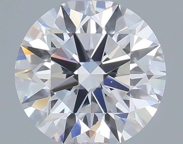 0.44 Carat Round Shaped, Excellent Cut, D Color, VVS2 Clarity, IGI Certified Lab Grown Diamond