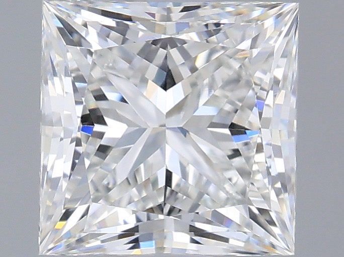 1.03 Carat Princess Shaped, Very Good Cut, E Color, VVS2 Clarity, IGI Certified Lab Grown Diamond