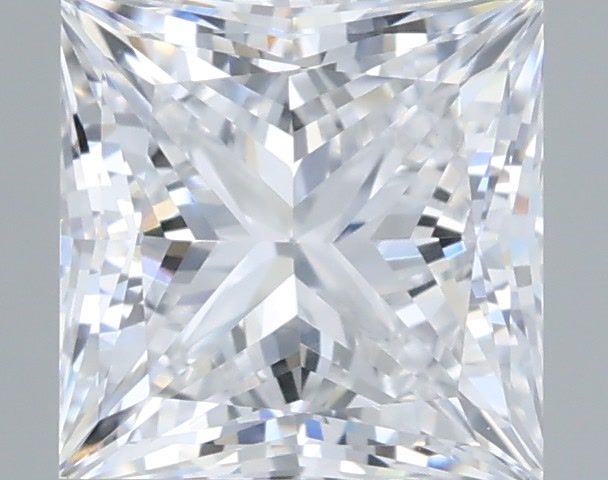 1.04 Carat Princess Shaped, Very Good Cut, D Color, VVS2 Clarity, IGI Certified Lab Grown Diamond