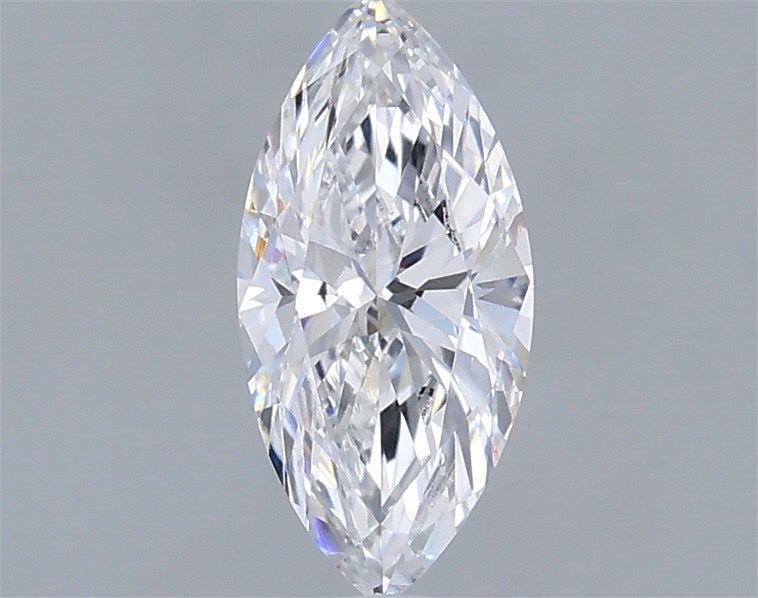 0.53 Carat Marquise Shaped, Very Good Cut, D Color, VVS2 Clarity, IGI Certified Lab Grown Diamond