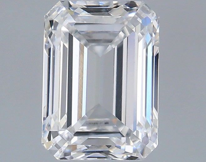 1.00 Carat Emerald Shaped, Ideal Cut, D Color, VS1 Clarity, IGI Certified Lab Grown Diamond