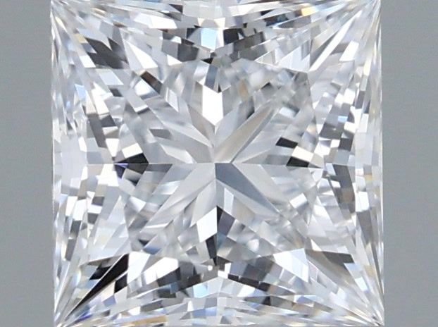 1.03 Carat Princess Shaped, Very Good Cut, D Color, VVS1 Clarity, IGI Certified Lab Grown Diamond