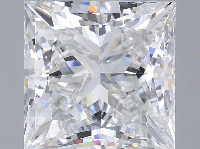 1.03 Carat Princess Shaped, Very Good Cut, E Color, VVS2 Clarity, IGI Certified Lab Grown Diamond