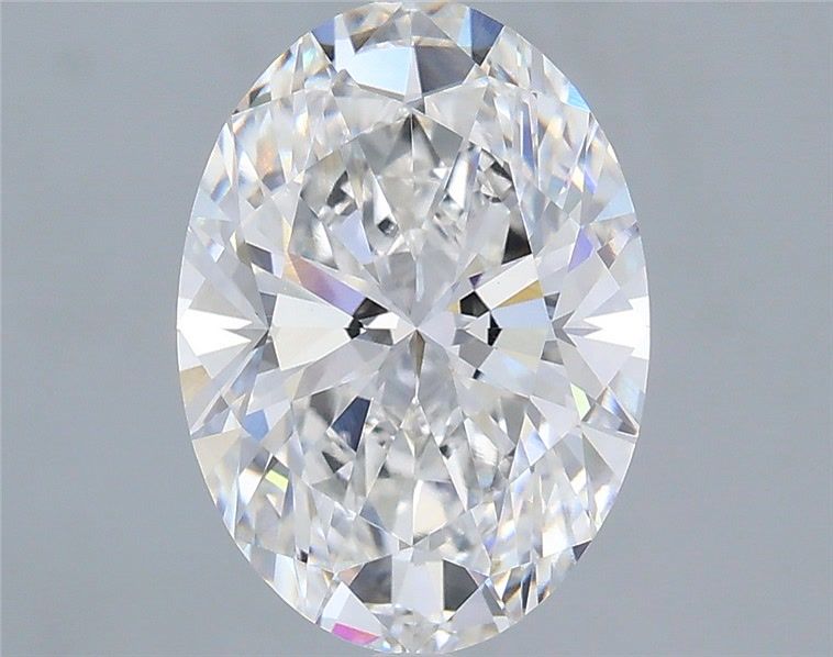 3.07 Carat Oval Shaped, Ideal Cut, F Color, VVS2 Clarity, IGI Certified Lab Grown Diamond