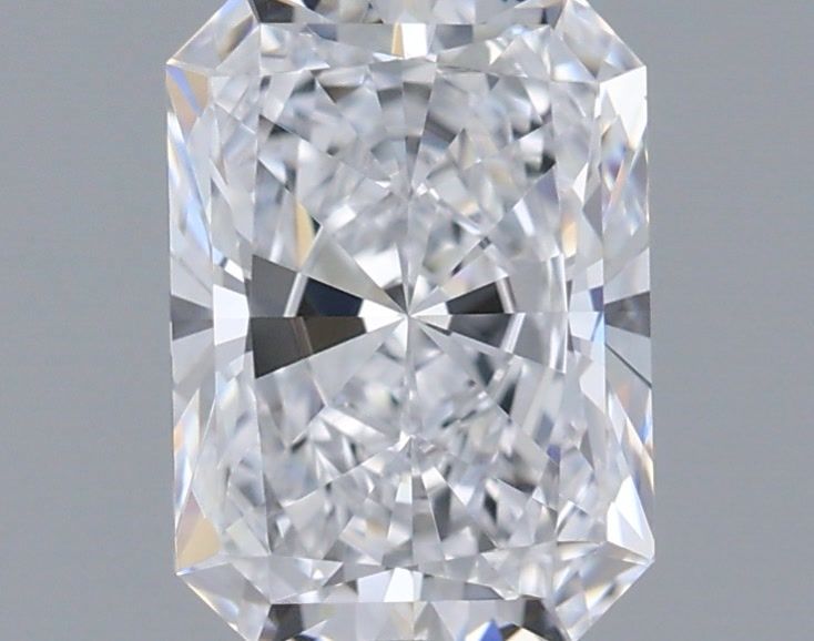 1.05 Carat Radiant Shaped, Ideal Cut, D Color, VVS1 Clarity, IGI Certified Lab Grown Diamond