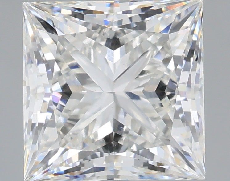 3.27 Carat Princess Shaped, Ideal Cut, F Color, VS1 Clarity, IGI Certified Lab Grown Diamond