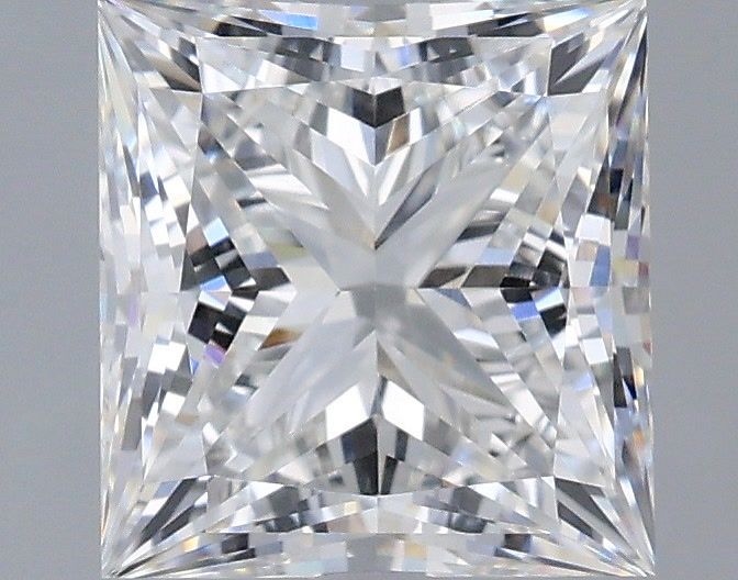 1.94 Carat Princess Shaped, E Color, VVS2 Clarity, IGI Certified Lab Grown Diamond