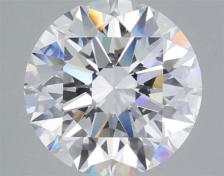 5.10 Carat Round Shaped, Excellent Cut, E Color, VS1 Clarity, IGI Certified Lab Grown Diamond