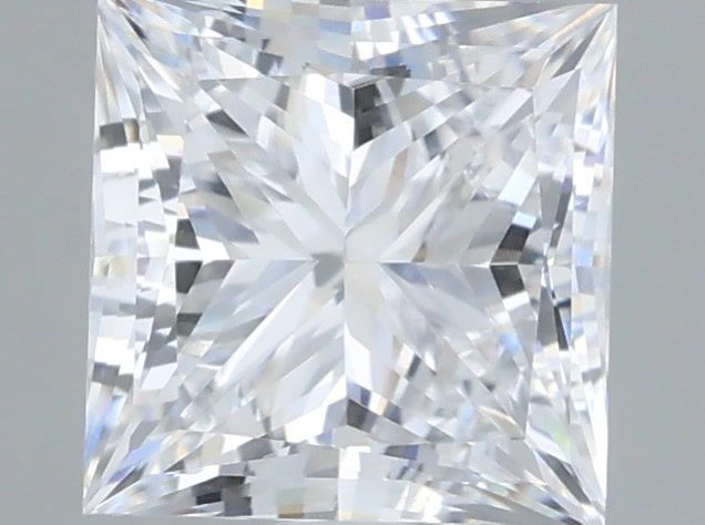 1.04 Carat Princess Shaped, Very Good Cut, D Color, VVS2 Clarity, IGI Certified Lab Grown Diamond