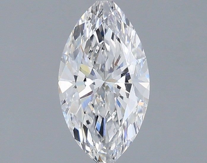 0.55 Carat Marquise Shaped, Very Good Cut, D Color, VVS2 Clarity, IGI Certified Lab Grown Diamond
