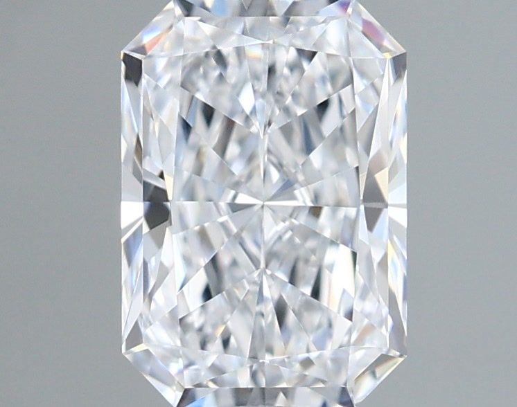 1.04 Carat Radiant Shaped, Ideal Cut, D Color, VVS1 Clarity, IGI Certified Lab Grown Diamond