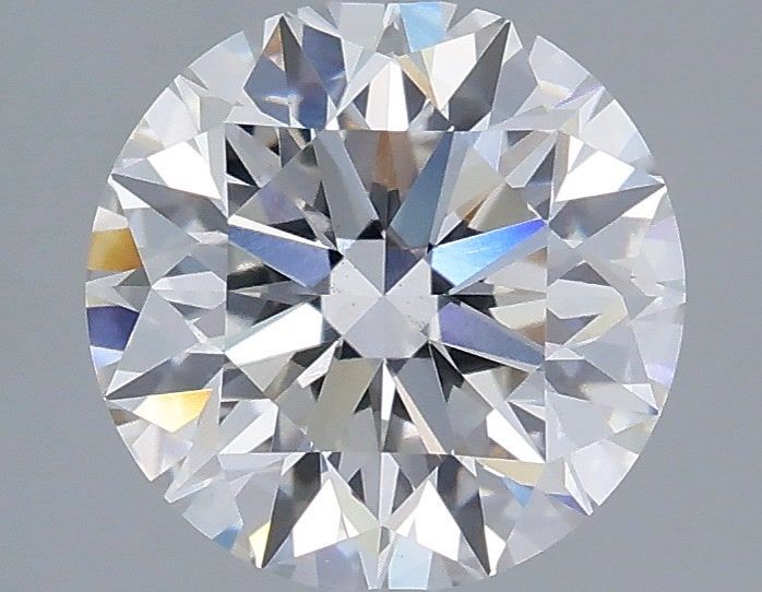 2.04 Carat Round Shaped, Excellent Cut, F Color, VS2 Clarity, IGI Certified Lab Grown Diamond