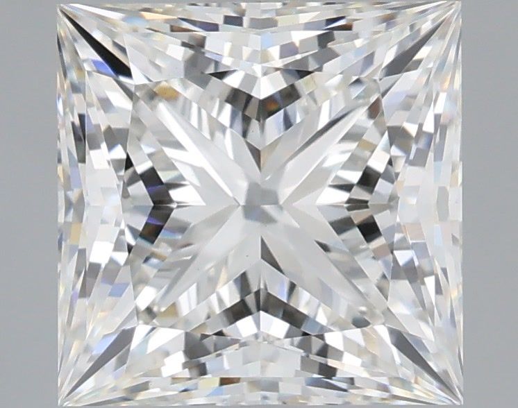 3.27 Carat Princess Shaped, Ideal Cut, G Color, VVS2 Clarity, IGI Certified Lab Grown Diamond