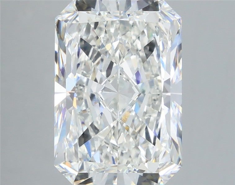 6.51 Carat Radiant Shaped, Very Good Cut, F Color, VVS2 Clarity, IGI Certified Lab Grown Diamond