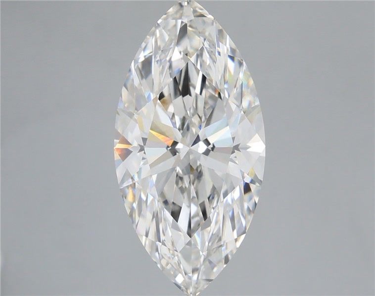 4.85 Carat Marquise Shaped, Ideal Cut, G Color, VVS2 Clarity, IGI Certified Lab Grown Diamond
