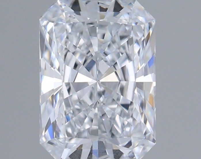 0.93 Carat Radiant Shaped, Ideal Cut, F Color, VS1 Clarity, IGI Certified Lab Grown Diamond