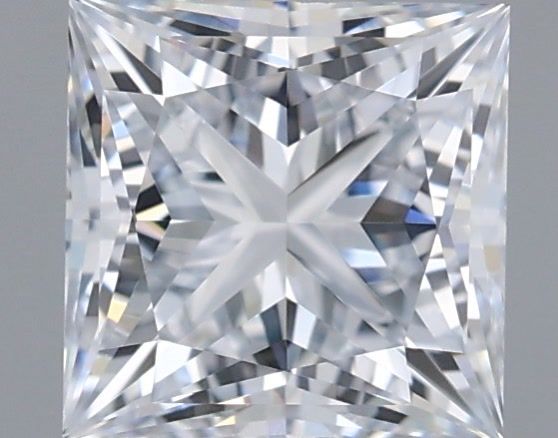 1.10 Carat Princess Shaped, Ideal Cut, F Color, VVS1 Clarity, IGI Certified Lab Grown Diamond