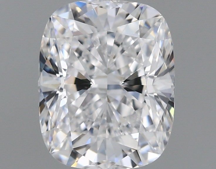 1.02 Carat Cushion Shaped, Ideal Cut, D Color, VVS2 Clarity, IGI Certified Lab Grown Diamond