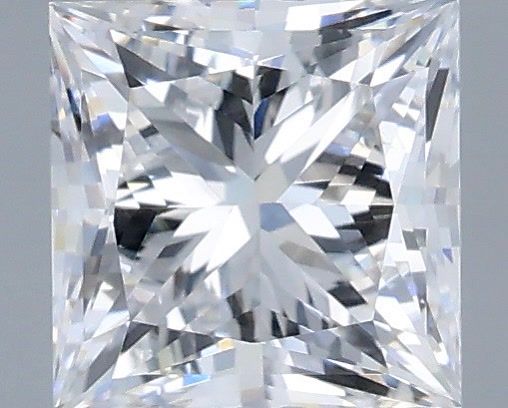 1.24 Carat Princess Shaped, Very Good Cut, D Color, VVS1 Clarity, IGI Certified Lab Grown Diamond