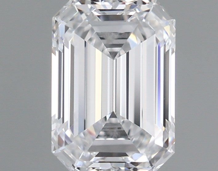 1.01 Carat Emerald Shaped, Ideal Cut, D Color, VVS2 Clarity, IGI Certified Lab Grown Diamond