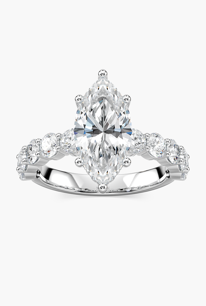 18K White Gold