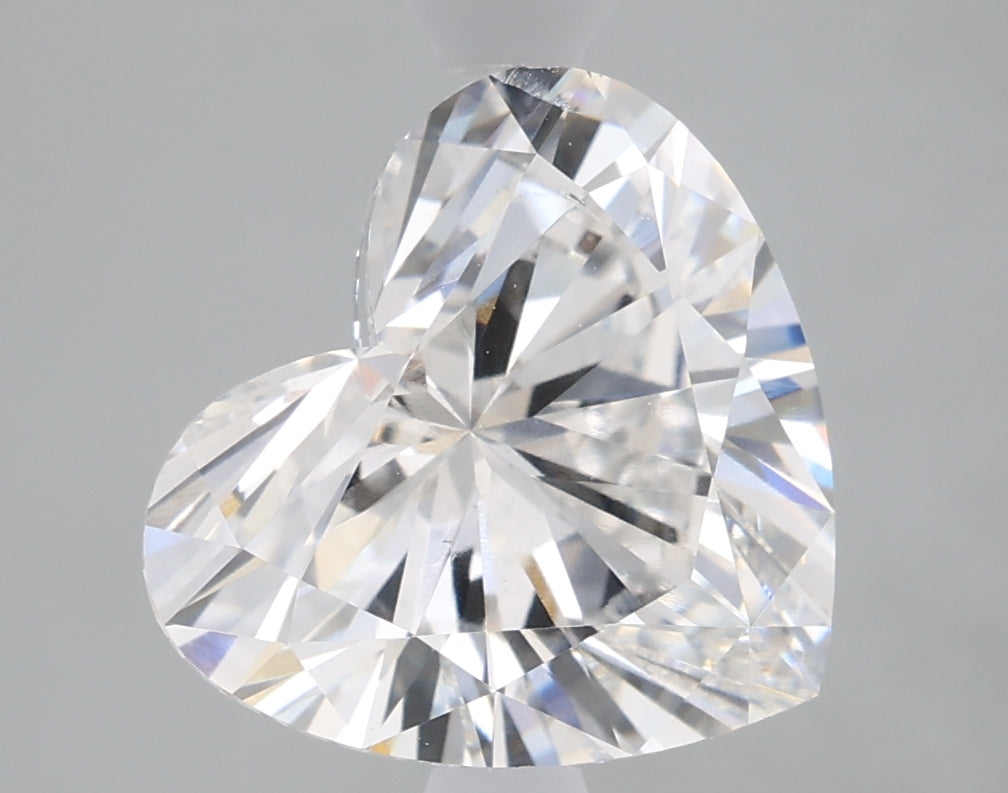 3.02 Carat Heart Shaped, Very Good Cut, E Color, SI1 Clarity, IGI Certified Lab Grown Diamond