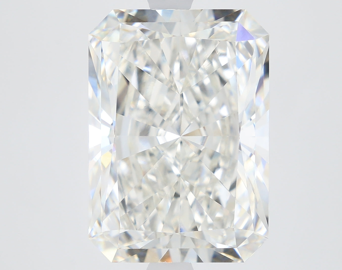 5.14 Carat Radiant Shaped, Ideal Cut, G Color, VVS2 Clarity, IGI Certified Lab Grown Diamond