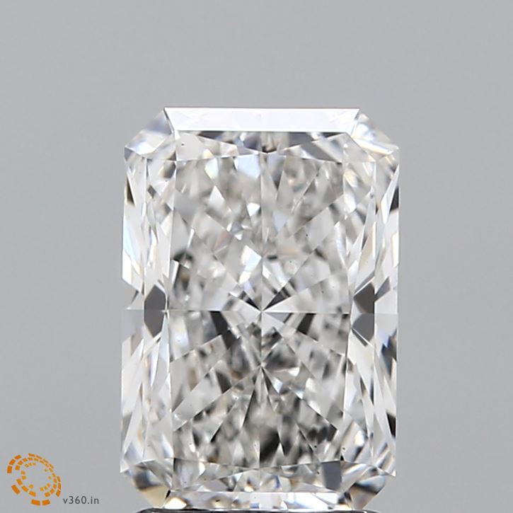 2.03 Carat Radiant Shaped, Ideal Cut, G Color, VS1 Clarity, IGI Certified Lab Grown Diamond