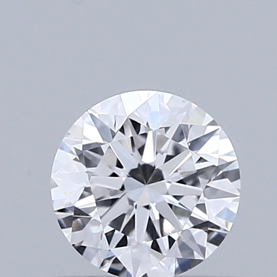 0.45 Carat Round Shaped, Very Good Cut, D Color, VVS2 Clarity, IGI Certified Lab Grown Diamond
