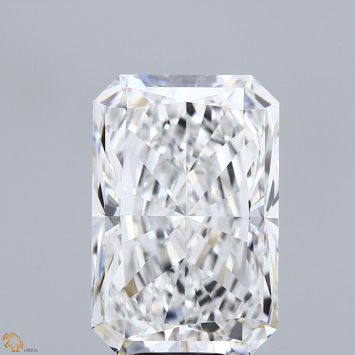 12.09 Carat Radiant Shaped, Excellent Cut, E Color, VVS2 Clarity, IGI Certified Lab Grown Diamond